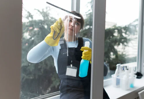 Nettoyage de vitres intérieures et extérieures à Échevronne